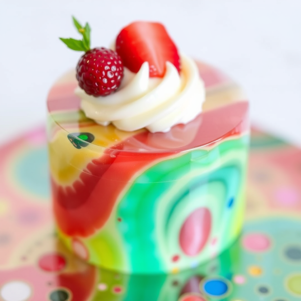 Elevating Desserts with the Art of Gelatina de Mosaico